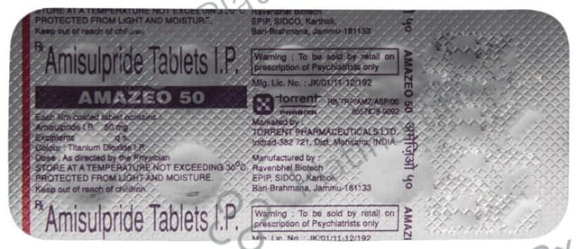 Amazeo 50mg Tablet 10s