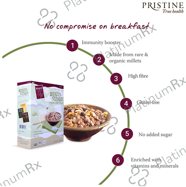 Pristine Beginnings Organic Millet Muesli 300 gm