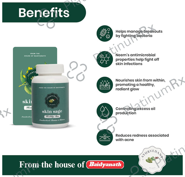 Ayurvedant Skin Sage Capsule