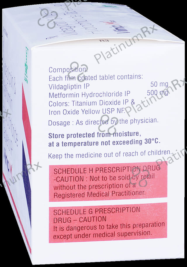 Vilnip M 500/50mg Tablet 15s