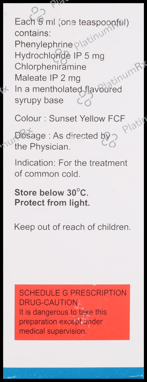 Allercet 2/5mg Cold Syrup 60ml