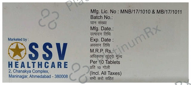 Pantax 40 Tablet 10 tablets Tablet SSV Healthcare