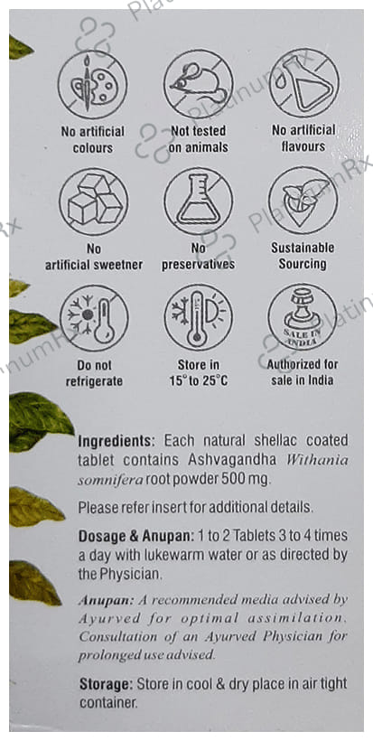 Dhootapapeshwar Ashvagandha Tablet