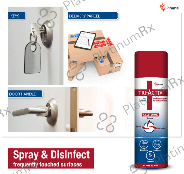 Tri-Activ 70% Alcohol Disinfectant Spray for Multi-Surfaces Spray
