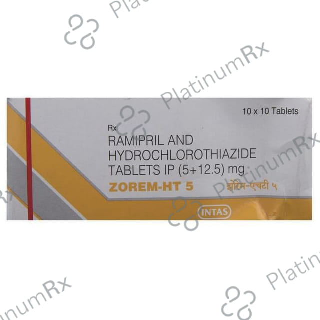 Zorem HT 12.5 /5mg Tablet 10s