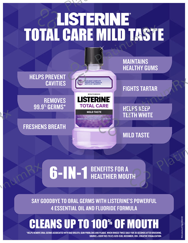 Listerine Total Care Mouth Wash 250ml