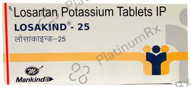 Losakind 25mg Tablet 10s
