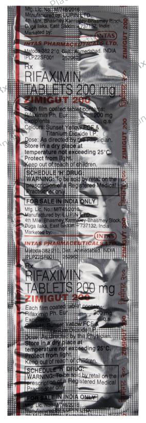 Zimigut 200mg Tablet 10s