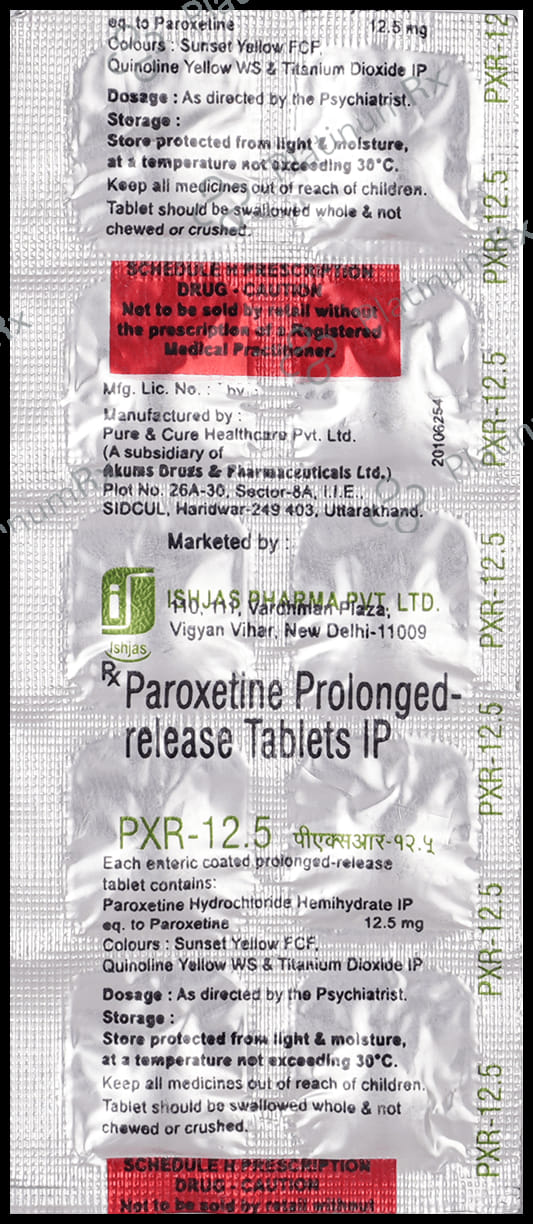 Pxr 12.5mg Tablet PR