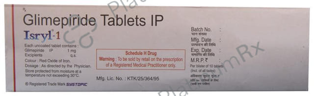 Isryl 1mg Tablet 10s