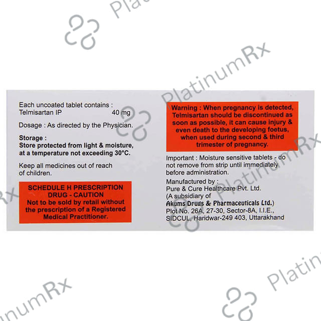 Relmisart 40 Tablet