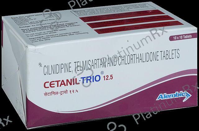 Cetanil Trio 12.5/10/40mg Tablet 10s