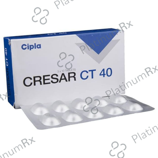 Cresar CT 40/12.5mg Tablet 10s
