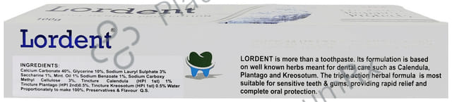 Lord's Lordent Toothpaste
