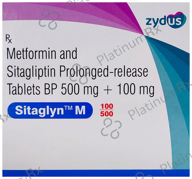 Sitaglyn M 100/500mg Tablet PR 10s