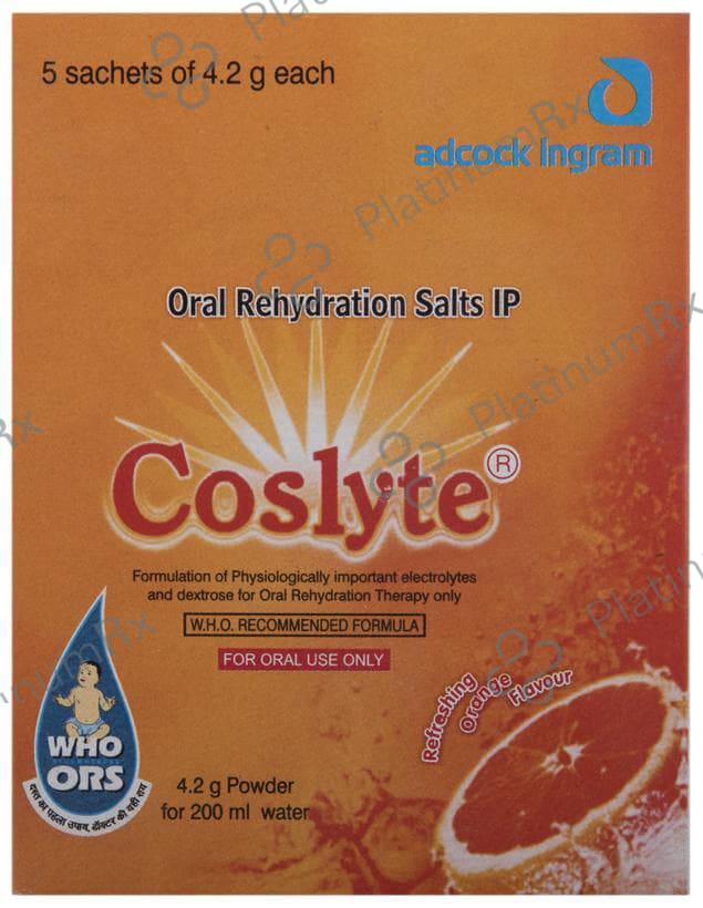Coslyte Powder with Electrolytes - For Oral Rehydration Therapy Powder