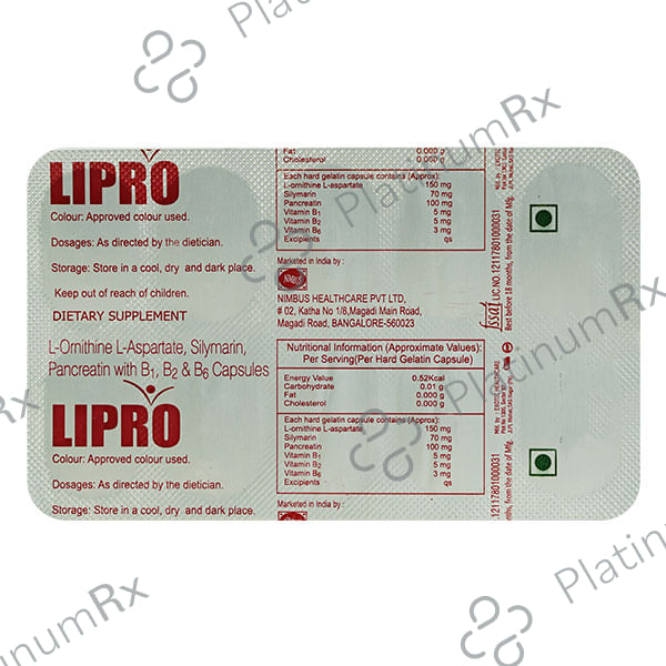 Lipro Capsule 10s