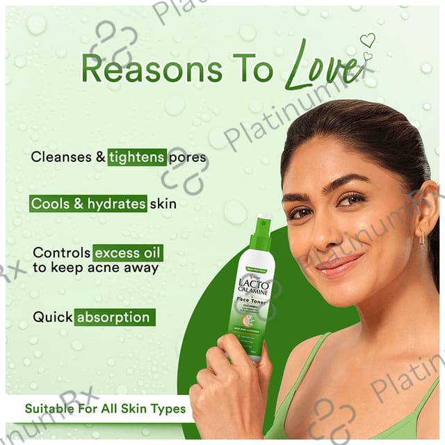 Lacto Calamine Deep Pore Cleansing Face Toner (120ml Each) 1 Bottle