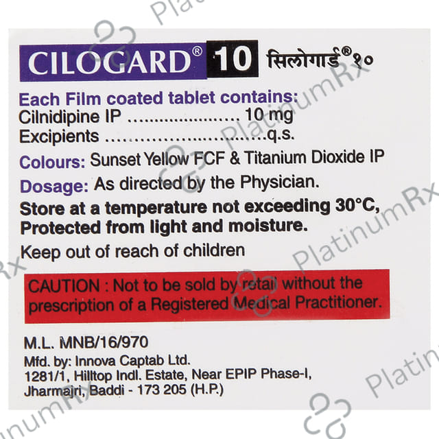 Cilogard 10mg Tablet 10s