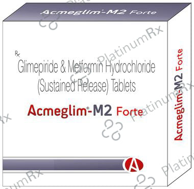 Acmeglim M 2/1000mg Forte Tablet SR 10s