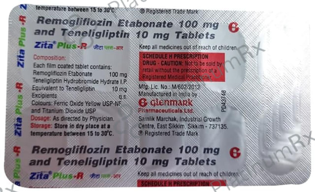 Zita Plus R 100/10mg Tablet 10s