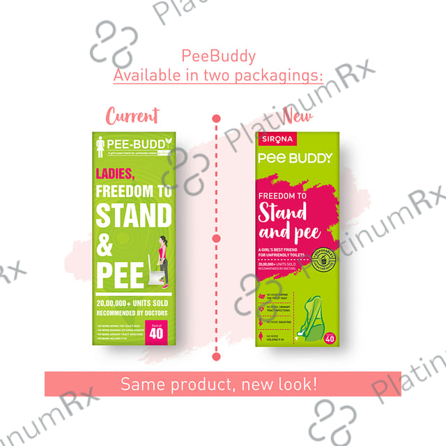 PeeBuddy Disposal Urinary Device for Female 40 units