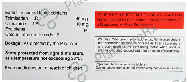 Cilink T 10/40mg Tablet 10s