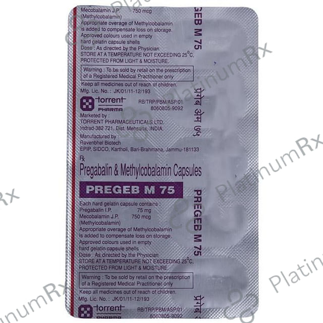 Pregeb M 75 Capsule