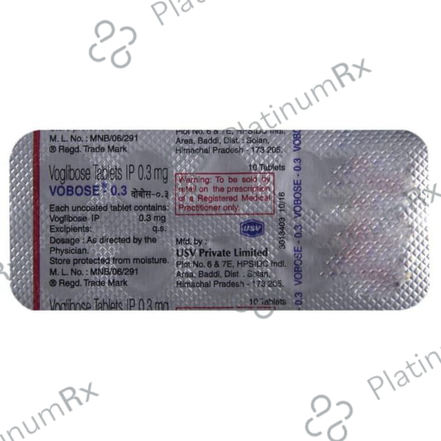 Vobose 0.3mg Tablet 10s