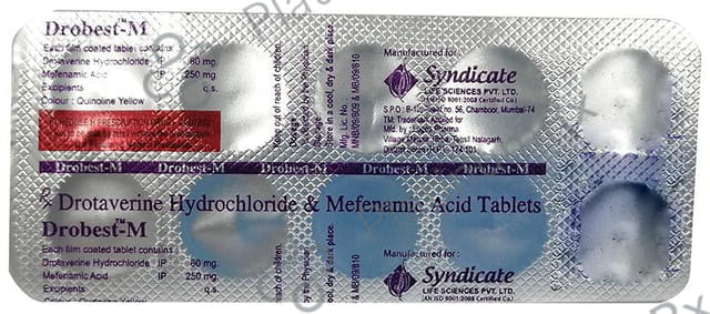 Drobest M 80/250mg Tablet 10s