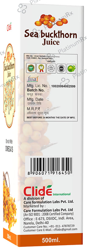 Clide Sea Buckthorn Juice