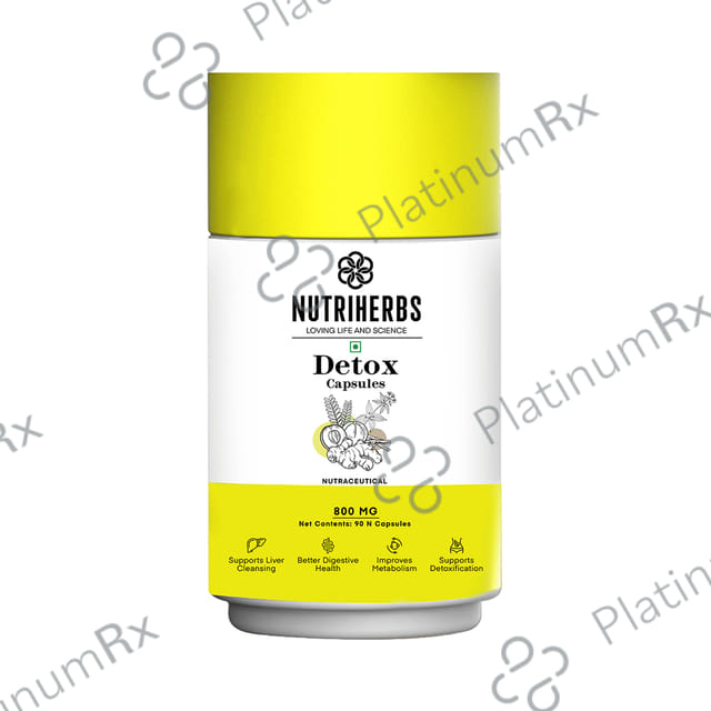 Nutriherbs Detox 500mg Capsule