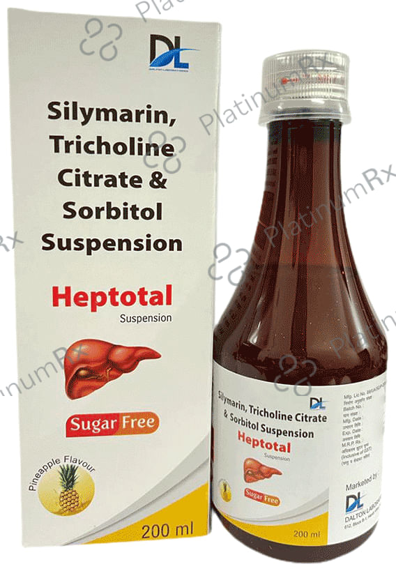 Heptotal Oral Suspension Pineapple Sugar Free