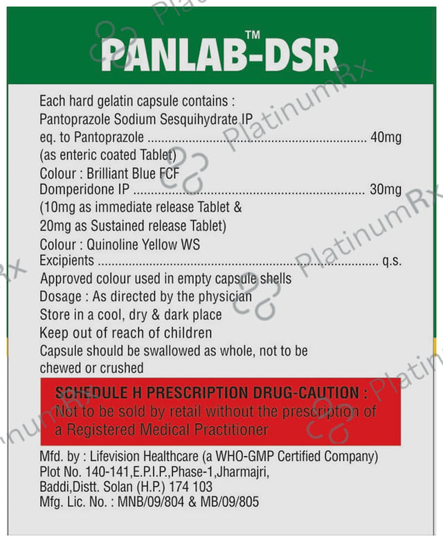 Panlab DSR Capsule 10s
