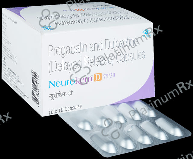 Neurokem D 75mg/20mg Capsule