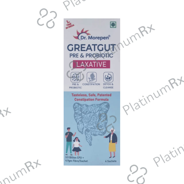 Dr. Morepen Great Gut Pre & Probiotic Laxative Sachet (5gm Each)