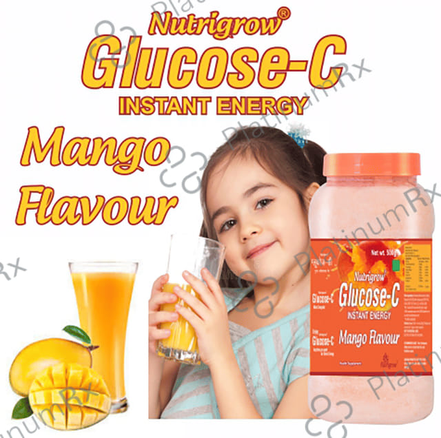 Nutrigrow Care Glucose-C(500gm Each) Mango 1 Jar