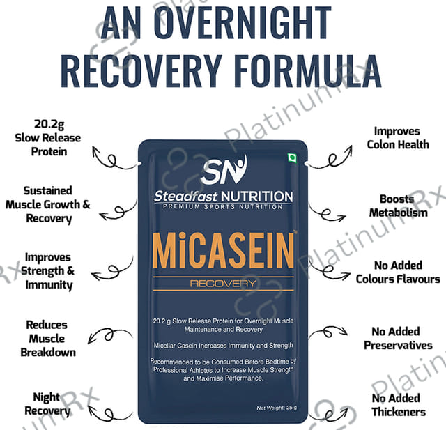 Steadfast Nutrition Micasein Recovery Sachet (25gm Each)