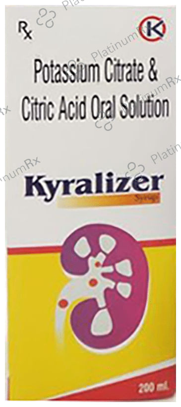 Kyralizer 1100/334mg Syrup 100ml