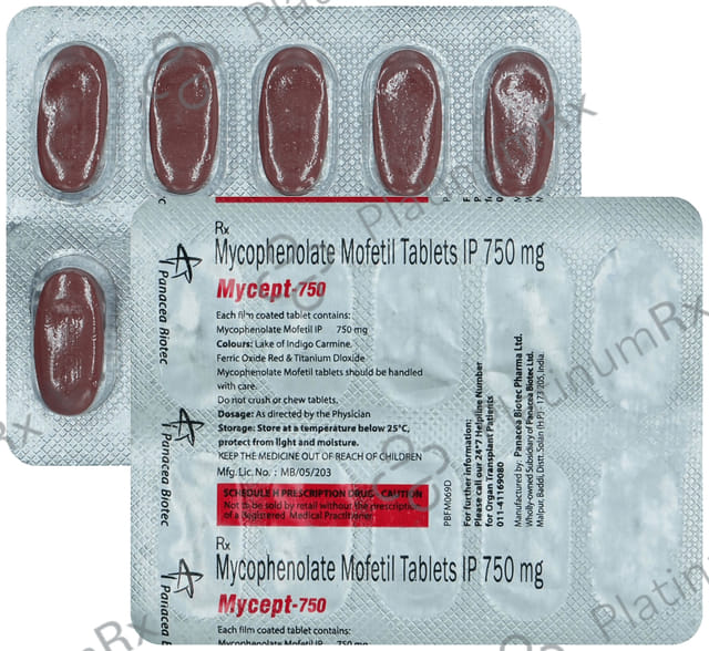 Mycept 750mg Tablet 10s