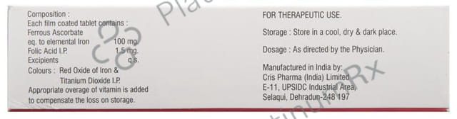 Ferikind 100/1.5mg Tablet 10s