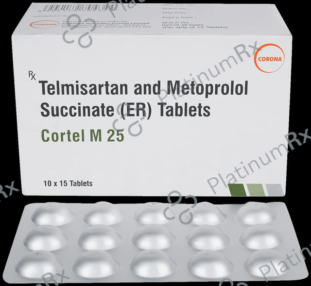 Cortel M 25/40mg Tablet ER 15s