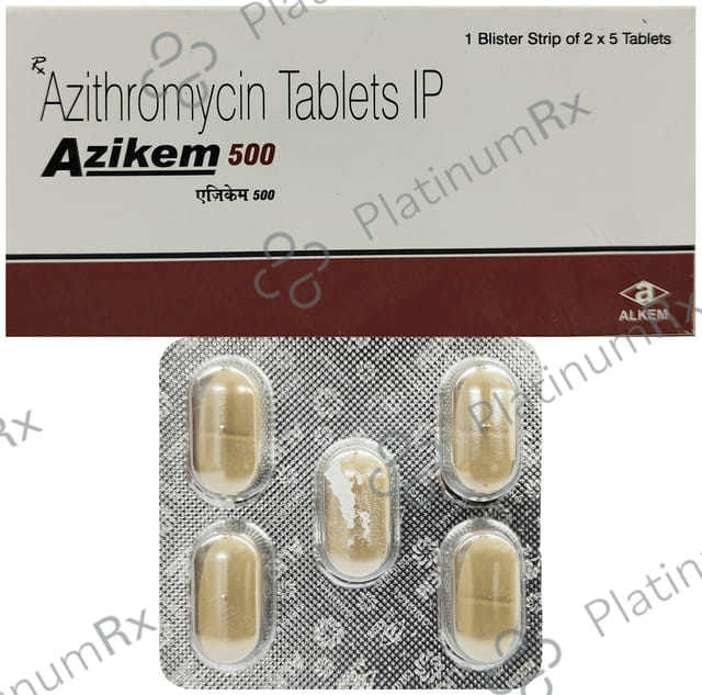 Azikem 500mg Tablet