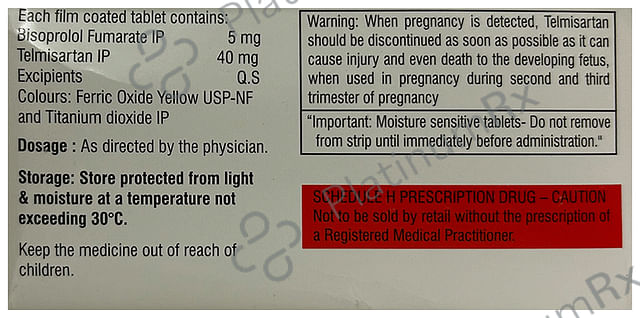 Bisobis T 5/40mg Tablet 10s