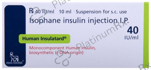 Human Insulatard 40IU Injection 10ml