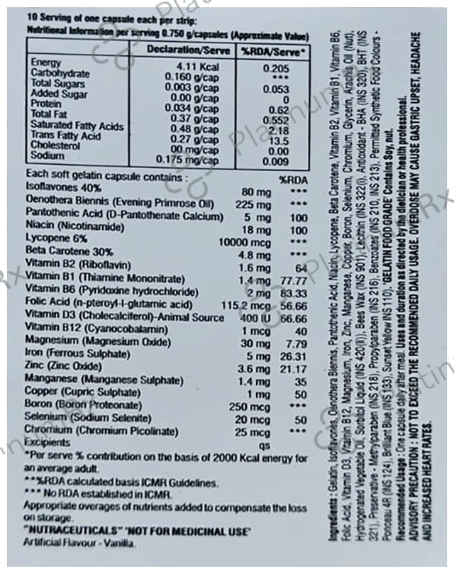 Menolon Soft Gelatin Capsule