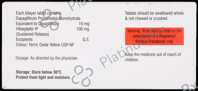 Dapabite VD 10/100mg Tablet SR 10s