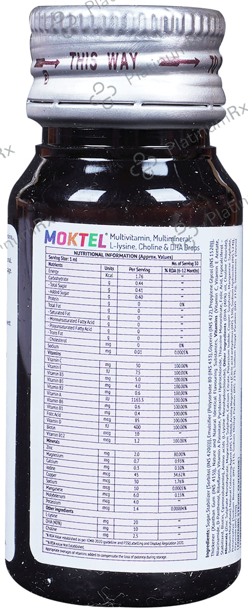 Moktel Drops with DHA