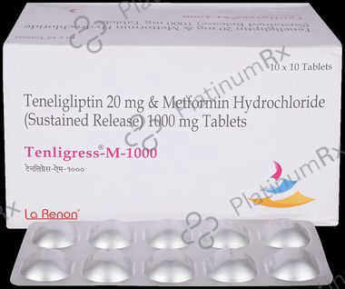 Tenligress M 1000/20mg Tablet 10s
