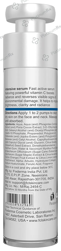 Fixderma Cosmetic Laboratories Intensive Serum For Men